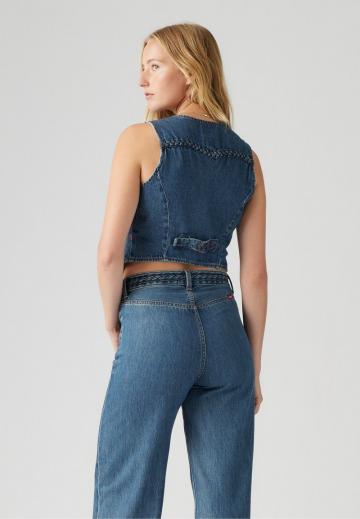 Джинсовая жилетка