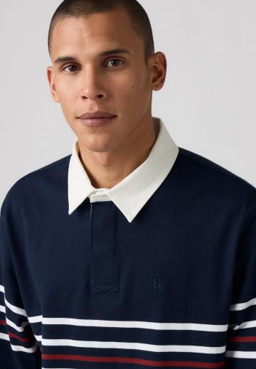 Поло с длинным рукавом