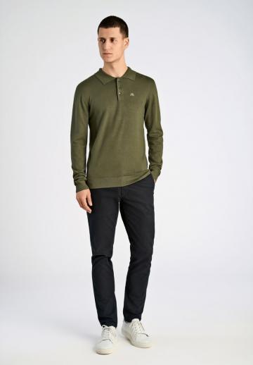 Поло с длинным рукавом