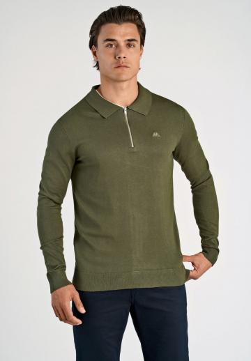 Поло с длинным рукавом