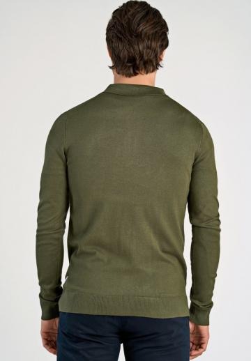 Поло с длинным рукавом