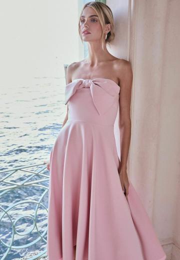 Платье без бретелек