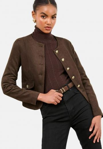 Блейзер с накладными карманами