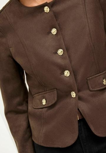 Блейзер с накладными карманами
