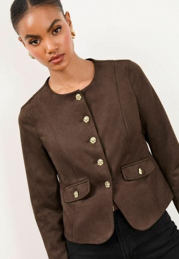 Блейзер с накладными карманами