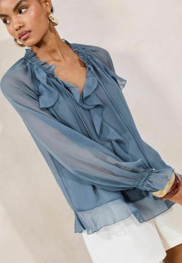 Шифоновая блузка