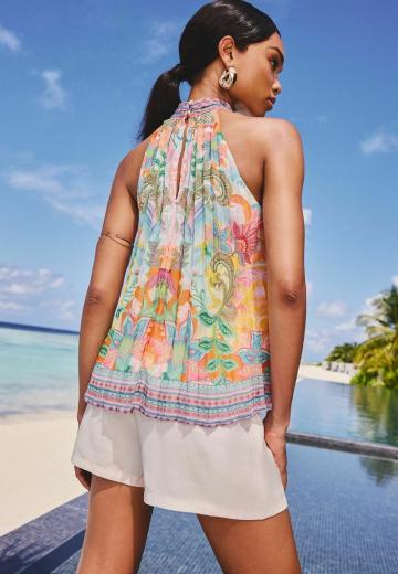 Блузка без рукавов