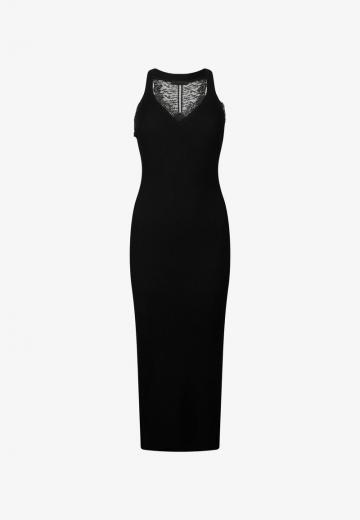 Вязаное платье