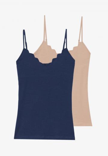 Топ на бретельках