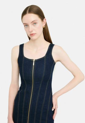 Джинсовое платье