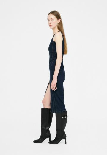 Джинсовое платье