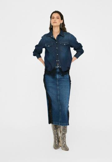 Джинсовая юбка