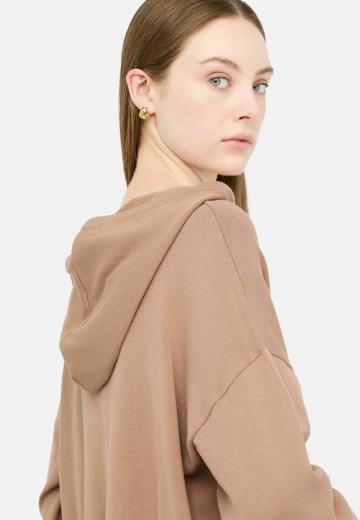 Пуловер с капюшоном