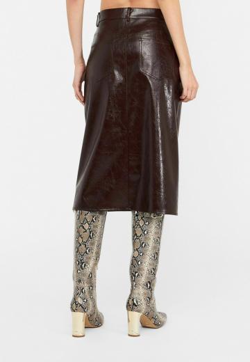Кожаная юбка