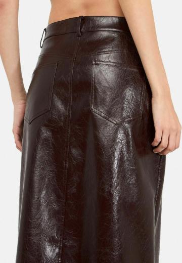 Кожаная юбка