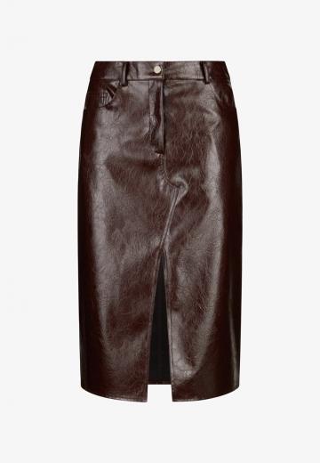 Кожаная юбка