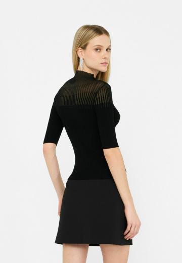 Пуловер с коротким рукавом