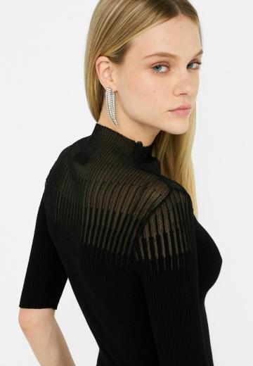 Пуловер с коротким рукавом