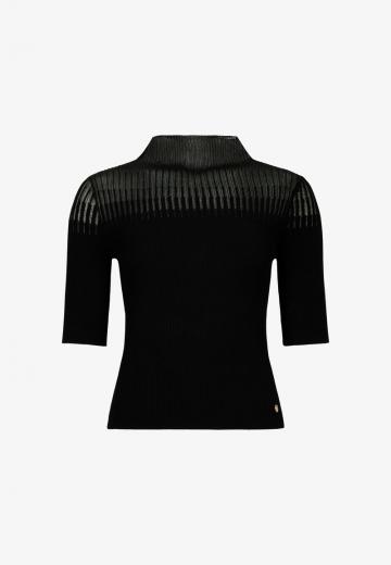 Пуловер с коротким рукавом