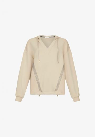 Пуловер с капюшоном