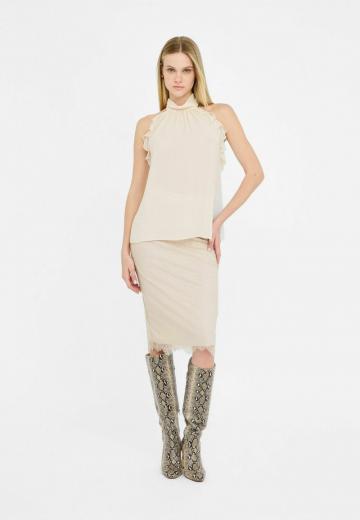 Блузка без рукавов