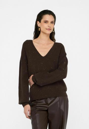 Длинный пуловер