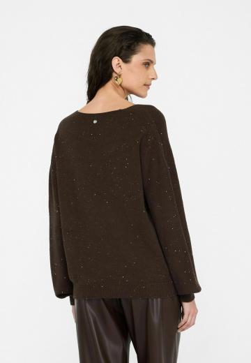 Длинный пуловер