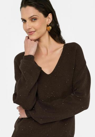 Длинный пуловер