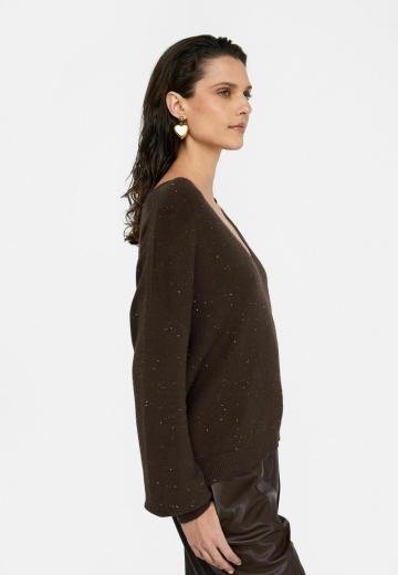 Длинный пуловер