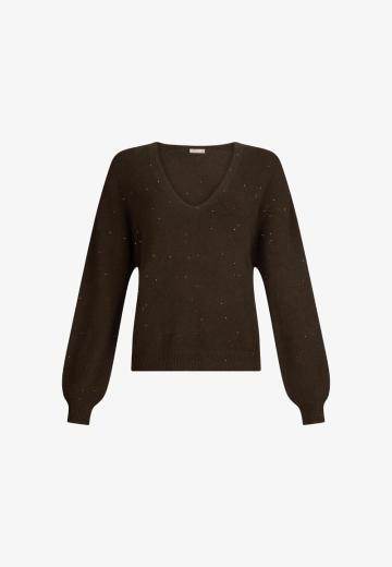 Длинный пуловер