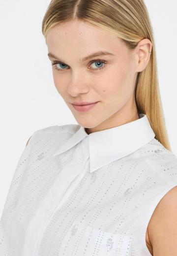 Блузка без рукавов