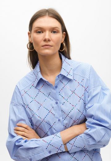 Длинная блузка