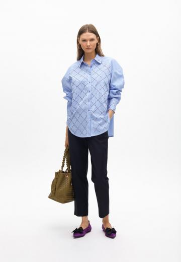 Длинная блузка