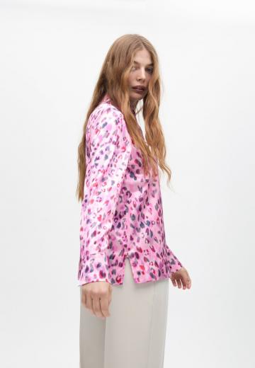 Атласная блузка