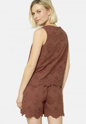 Блузка без рукавов