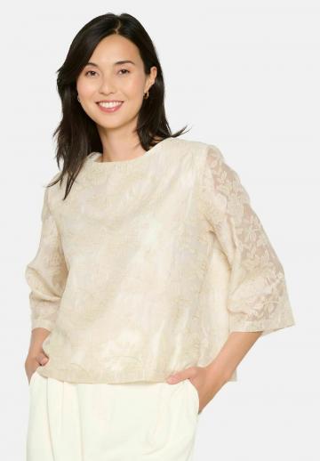 Атласная блузка