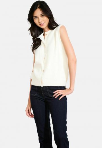 Вязаный жилет