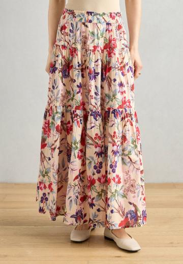 Юбка с воланами