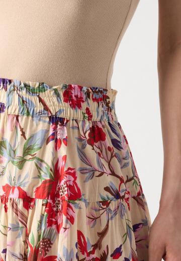 Юбка с воланами