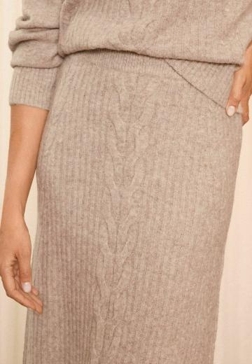 Вязаная юбка