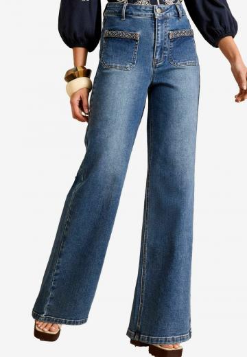 Клешеные джинсы