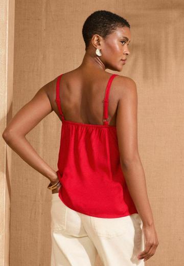 Топ на бретельках