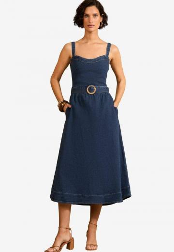 Джинсовое платье