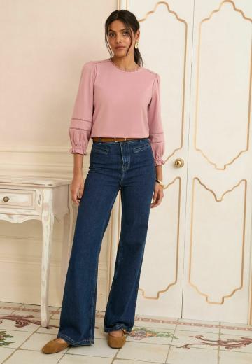 Майка с рукавом три четверти