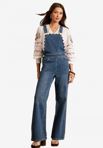Джинсовый комбинезон