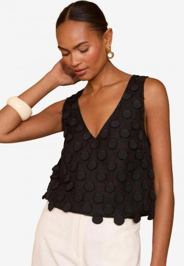 Блузка без рукавов