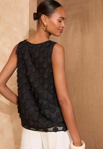 Блузка без рукавов