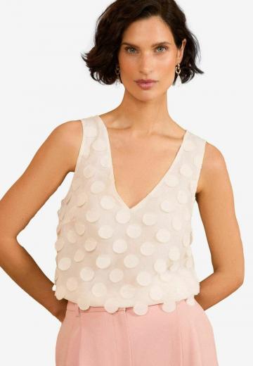 Блузка без рукавов