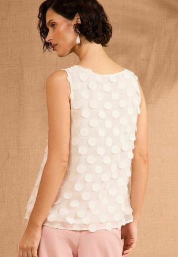 Блузка без рукавов