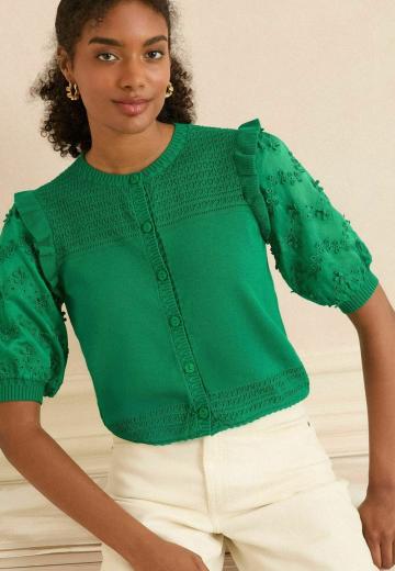 Вязаная кофта